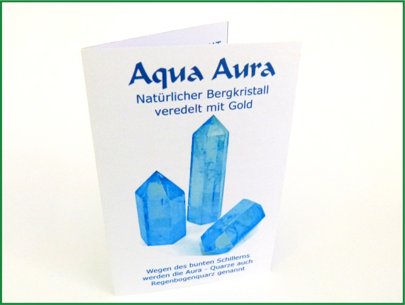 Aqua Aura Kristall - klein