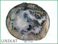 Achatscheibe - mit Kristallen - Naturplatte